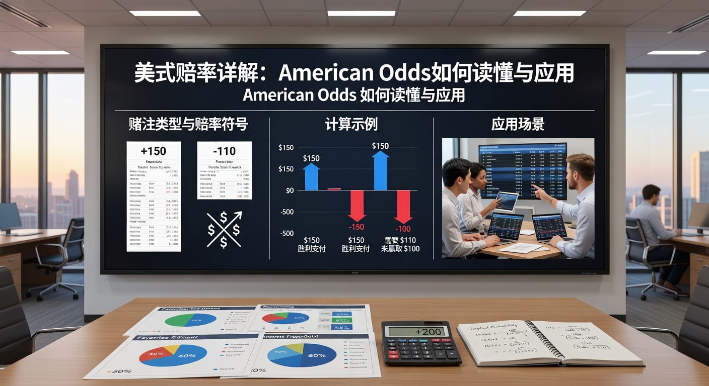 美式赔率 American Odds 看懂换算与投注技巧